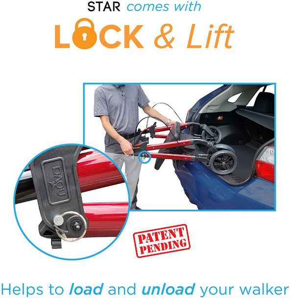 Nova - Star 8 DX Bariatric Extra Wide Rollator