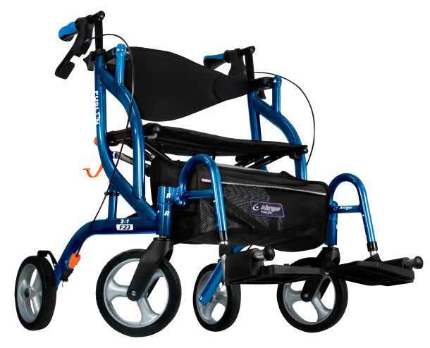 Airgo Fusion Side-Folding Rollator and Wheelchair Combo
