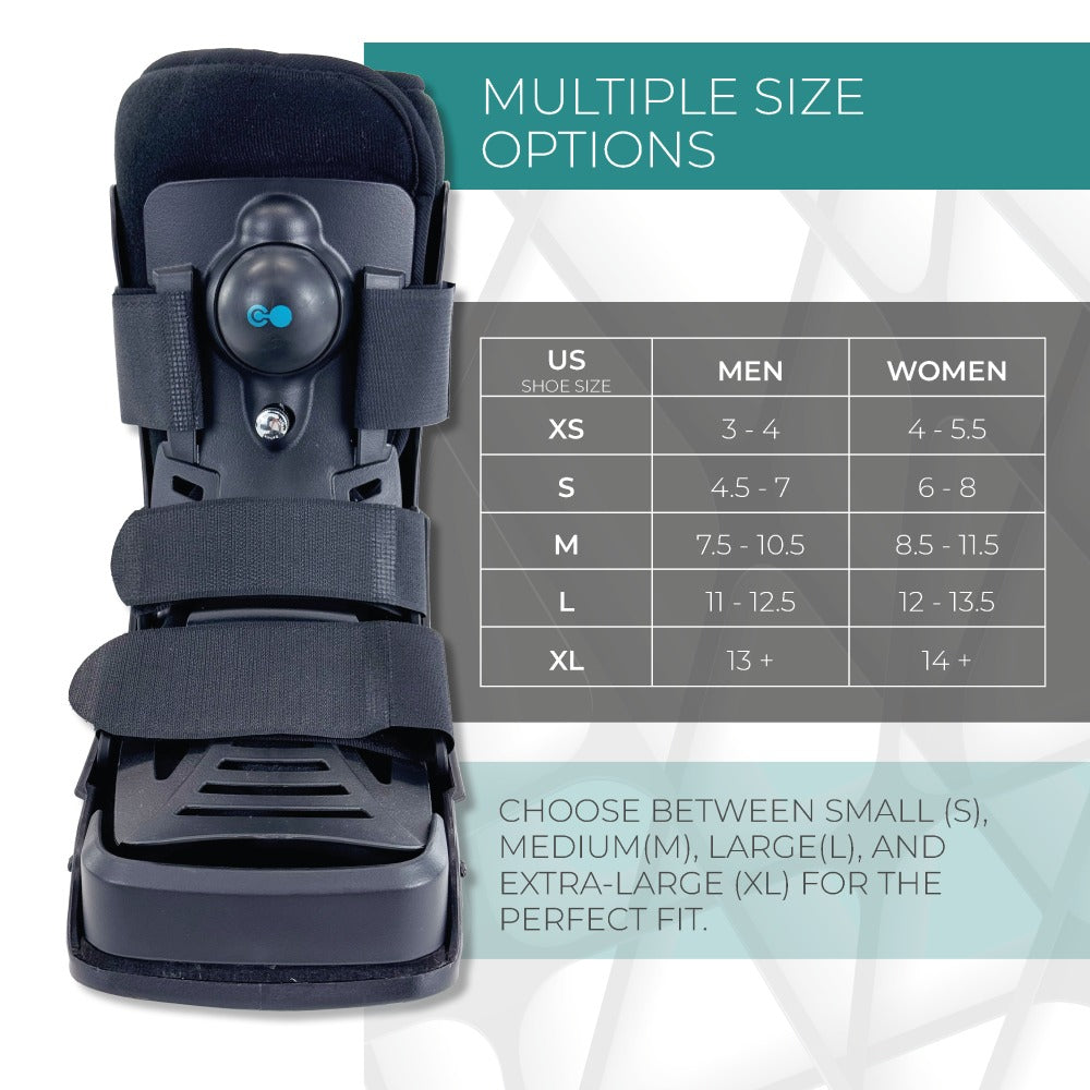 Vive - Coretech - Walker Boot - 360 Exo Walker Boot Short or Tall Coretech - X-Small, Small, Medium, Large, or X-Large