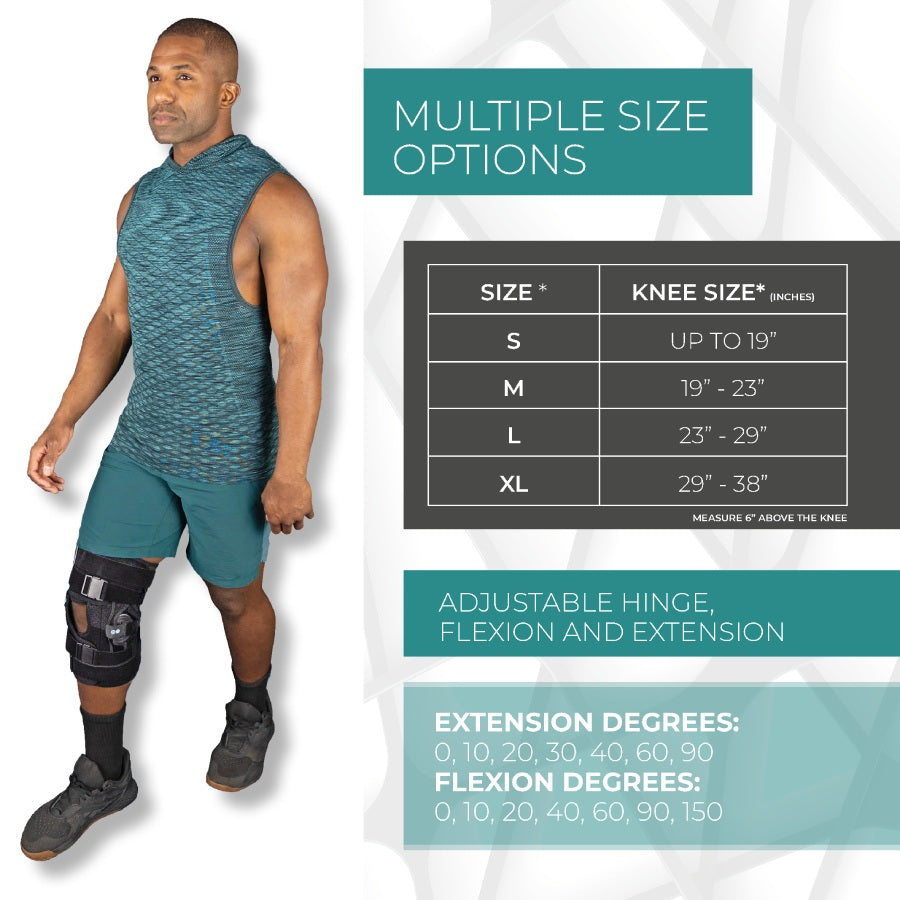 Vive - Coretech - Knee Brace - 833 Knee Brace - Left or Right - Small, Medium, Large, or X-Large