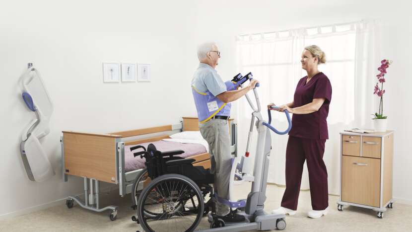 Arjo - Sara Flex Stand Assist, Sit to Stand, Safe Patient Lift, Easier Transfers - No Scale