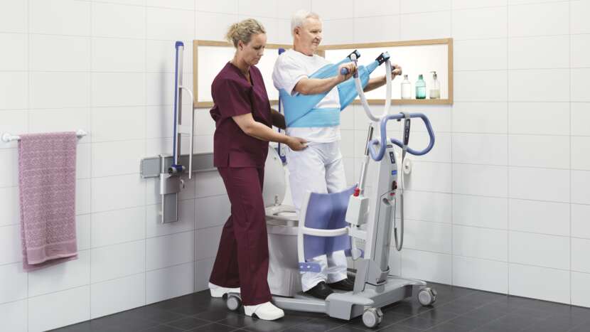 Arjo - Sara Flex Stand Assist, Sit to Stand, Safe Patient Lift, Easier Transfers - No Scale