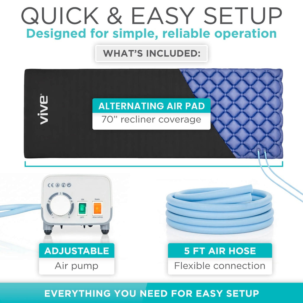 Vive - Pressure Mattress - Alternating Pressure Seat Pad