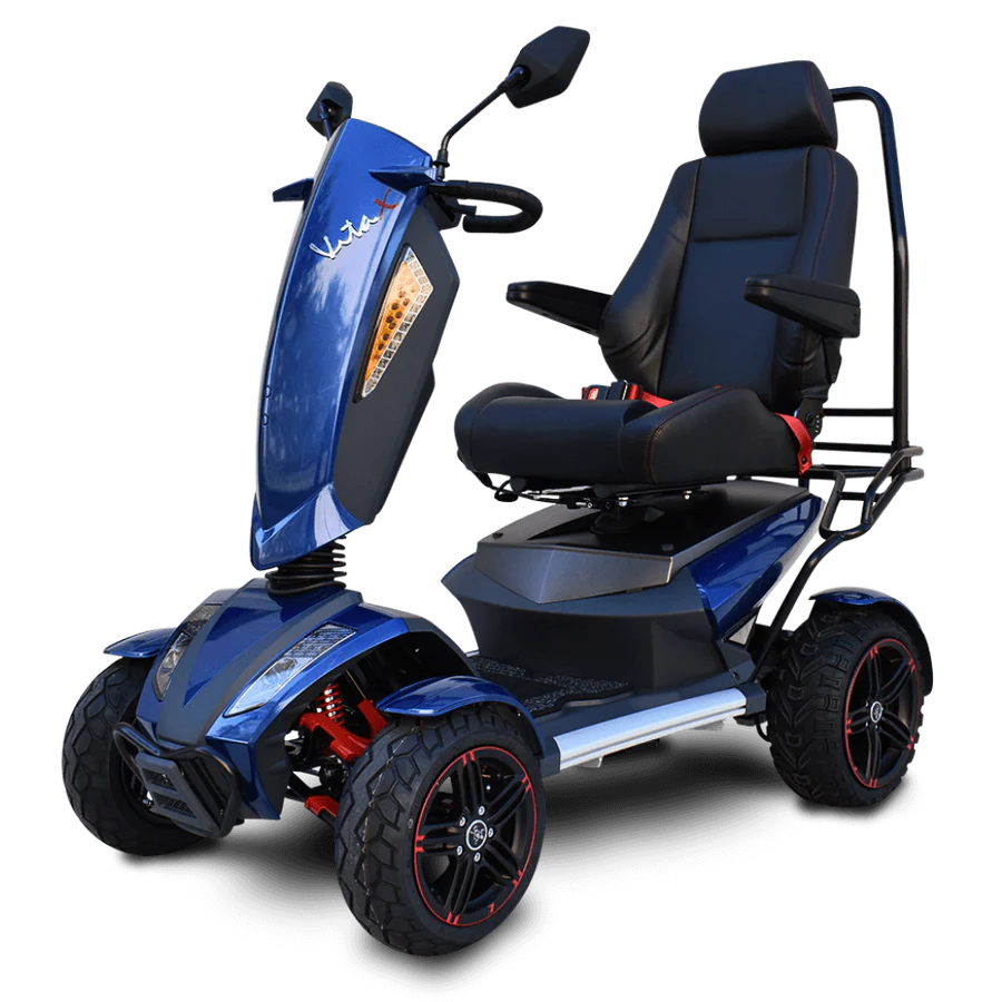 Blue EV Rider Vita Monster Scooter