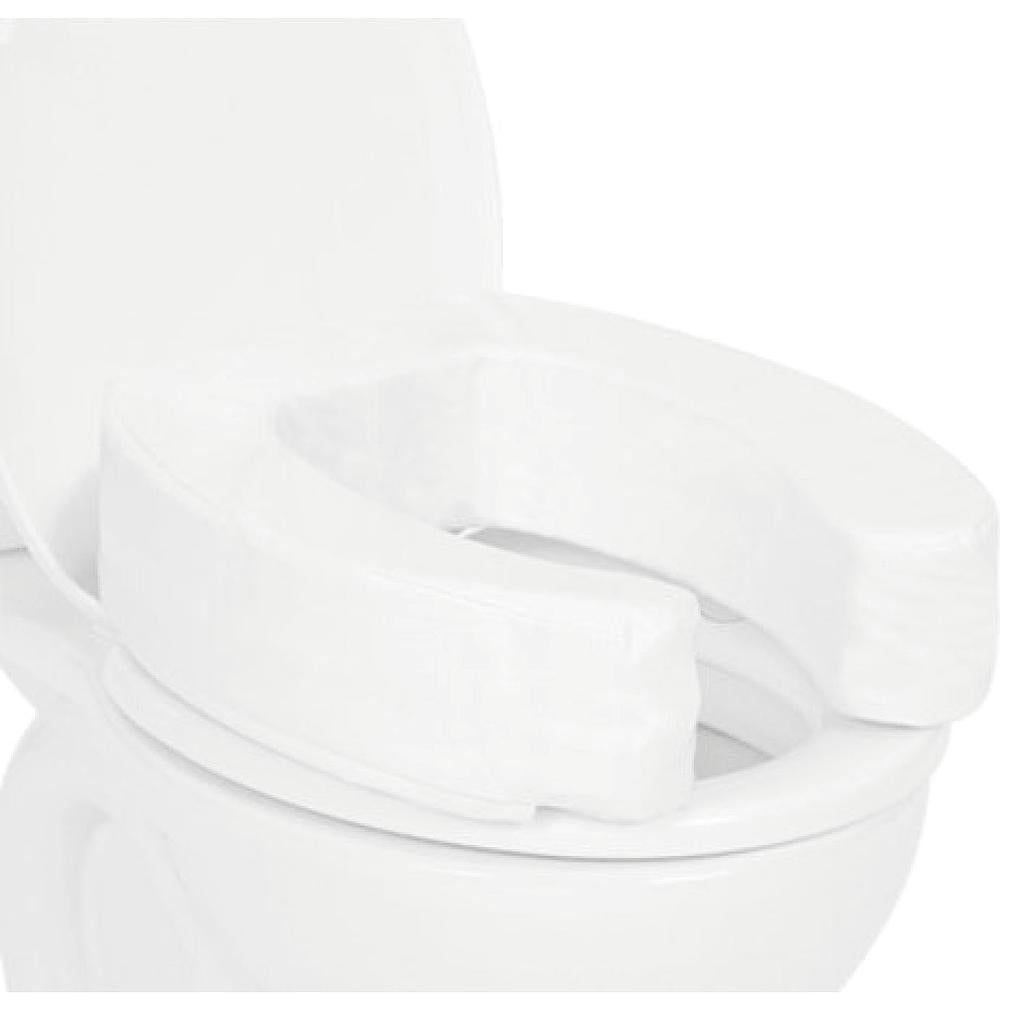 Cushioned Toilet Seat Riser 4'' Soft