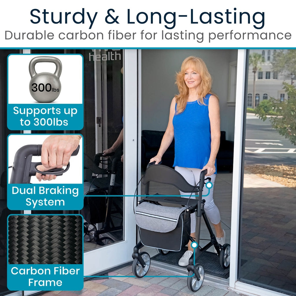 Vive - Rollators - Core Carbon Fiber Rollator 2.0