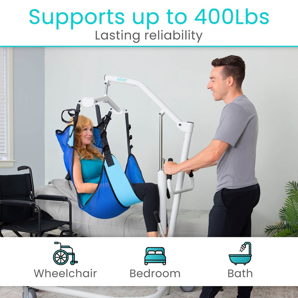 Vive - Core Hydraulic Patient Lift With Sling - HCPCS: E0630