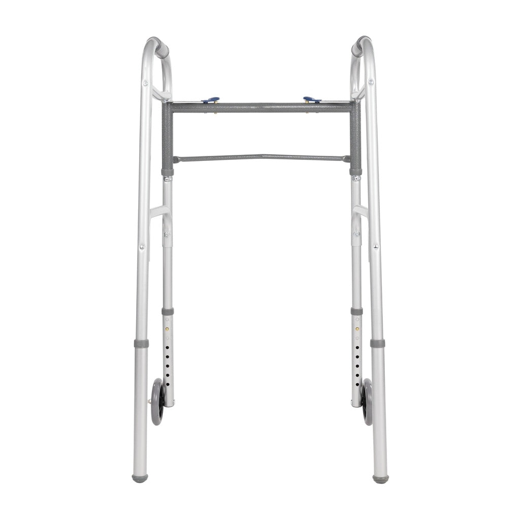 Vive - Core Walker, Folding Walker, Adjustable Wheel Legs, Light Weight & Adjustable