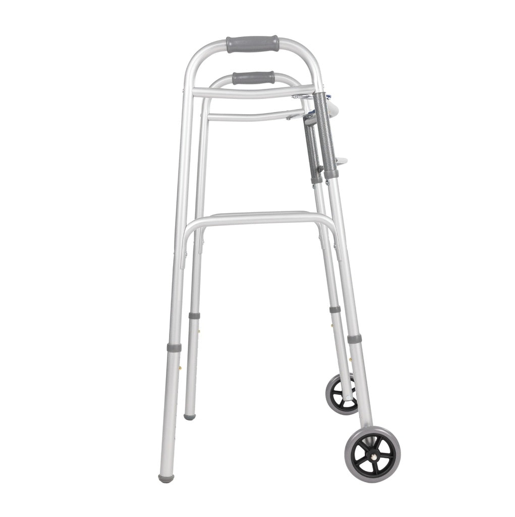 Vive - Core Walker, Folding Walker, Adjustable Wheel Legs, Light Weight & Adjustable