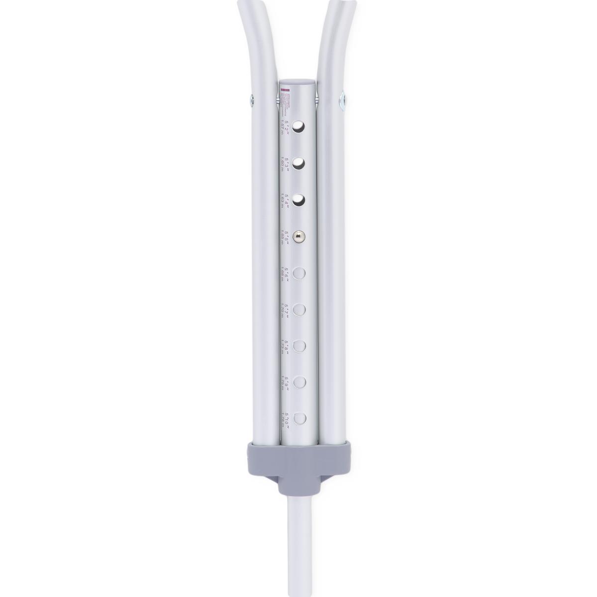 Medline - Standard Aluminum Push-Button Crutches