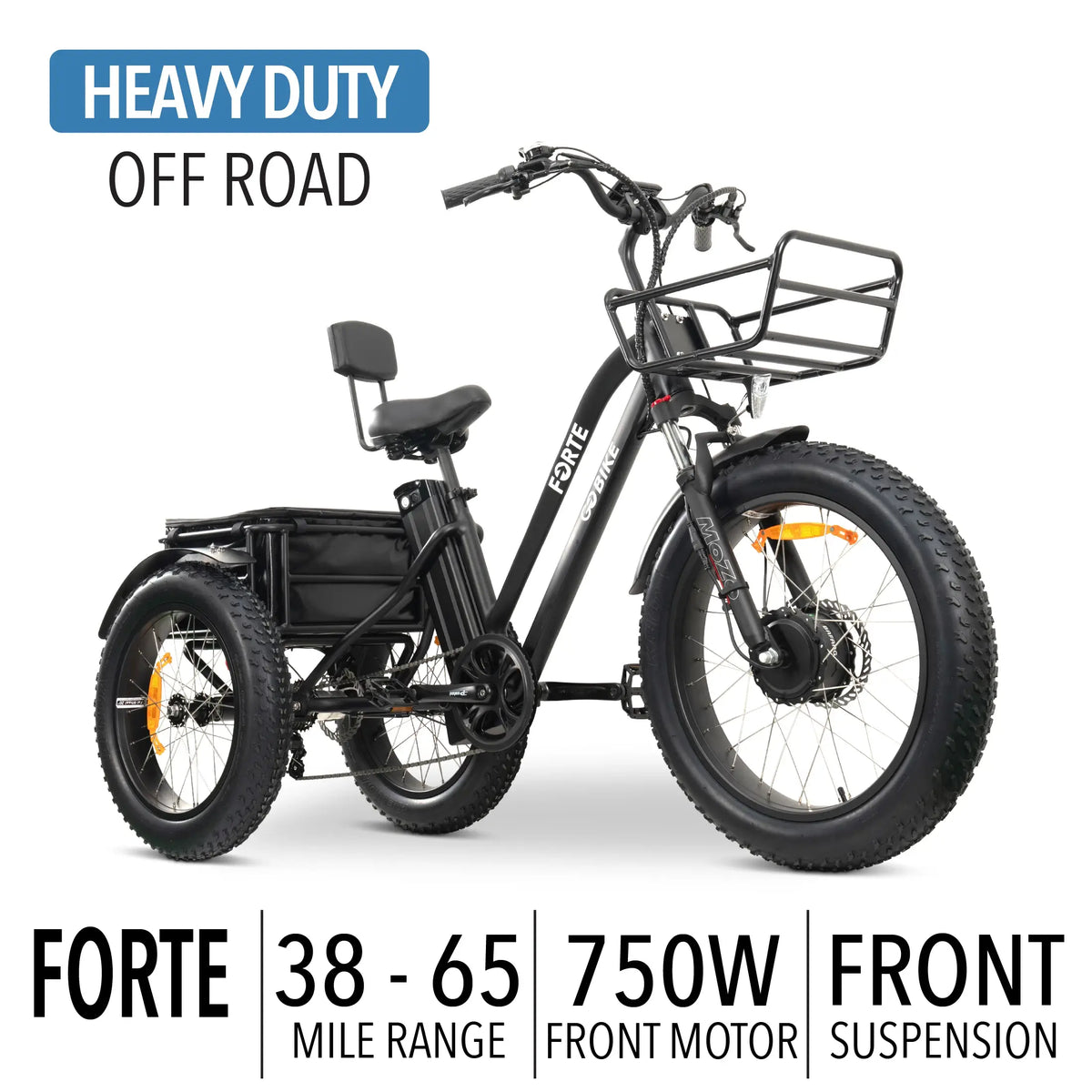 GoBike Forte - Electric Tricycle - Trike