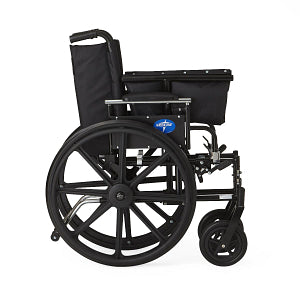 Medline - K4 Extra-Wide Lightweight Wheelchair, Swing-Back Desk-Length Arms and Swing-Away Footrests, 22" Width