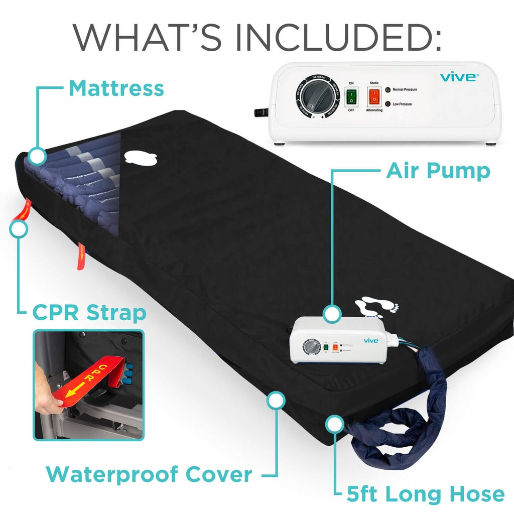 Vive - Low Air Loss Alternating Pressure Mattress 8" Standard