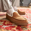 Anodyne - Diabetic Slippers - No. 34 Men's Slipper Moc Toe - Camel or Espresso