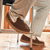 Anodyne - Diabetic Slippers - No. 34 Men's Slipper Moc Toe - Camel or Espresso