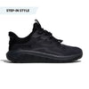 Anodyne - Diabetic Shoes - Hands Free No. 48 Men's Sport Dash W/ Heel Assist (Gen 2) - Black or Grey