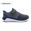 Anodyne - Diabetic Shoes - No. 46 Men's Sport Jogger w/ Heel Assist (Gen 2) - Black/Grey, Blue/Grey, or Grey/Blue