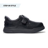 Anodyne - Diabetic Shoes - Hands Free No. 88 Men's Casual Double Depth - Black Stretch