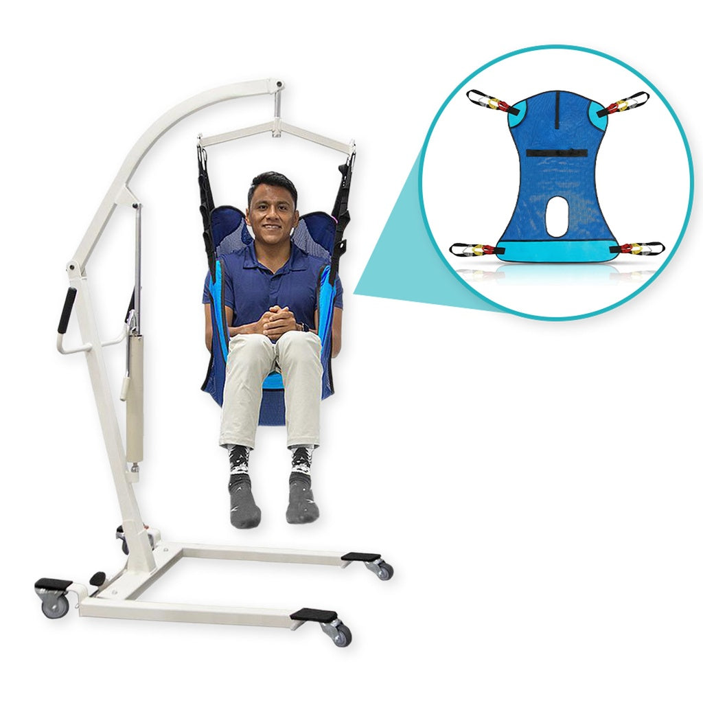 Vive - Hydraulic Patient Lift With, Sling with Opening, or Without Sling - HCPCS: W/Sling E0630, W/o Sling E0625