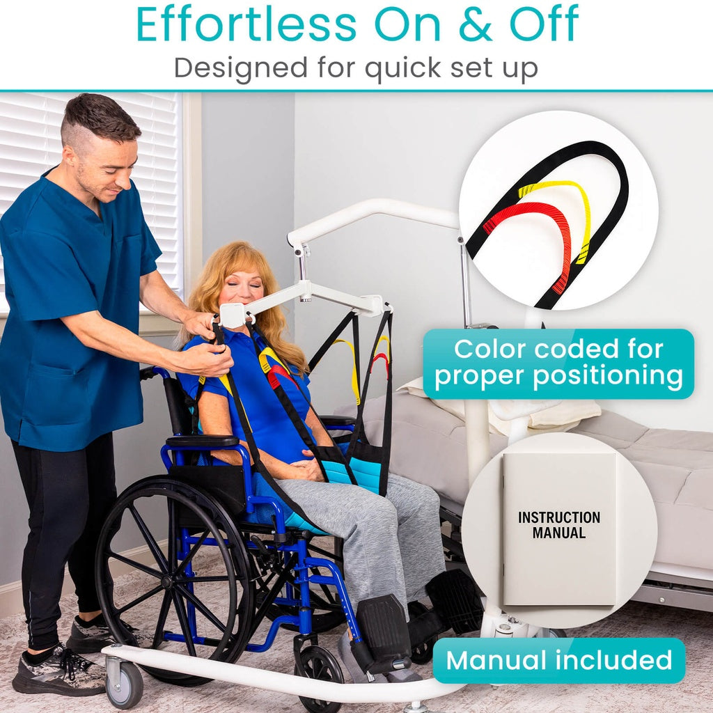 Vive - Patient Lift U-Sling - Small, Medium, Large, or X-Large - HCPCS: E0621