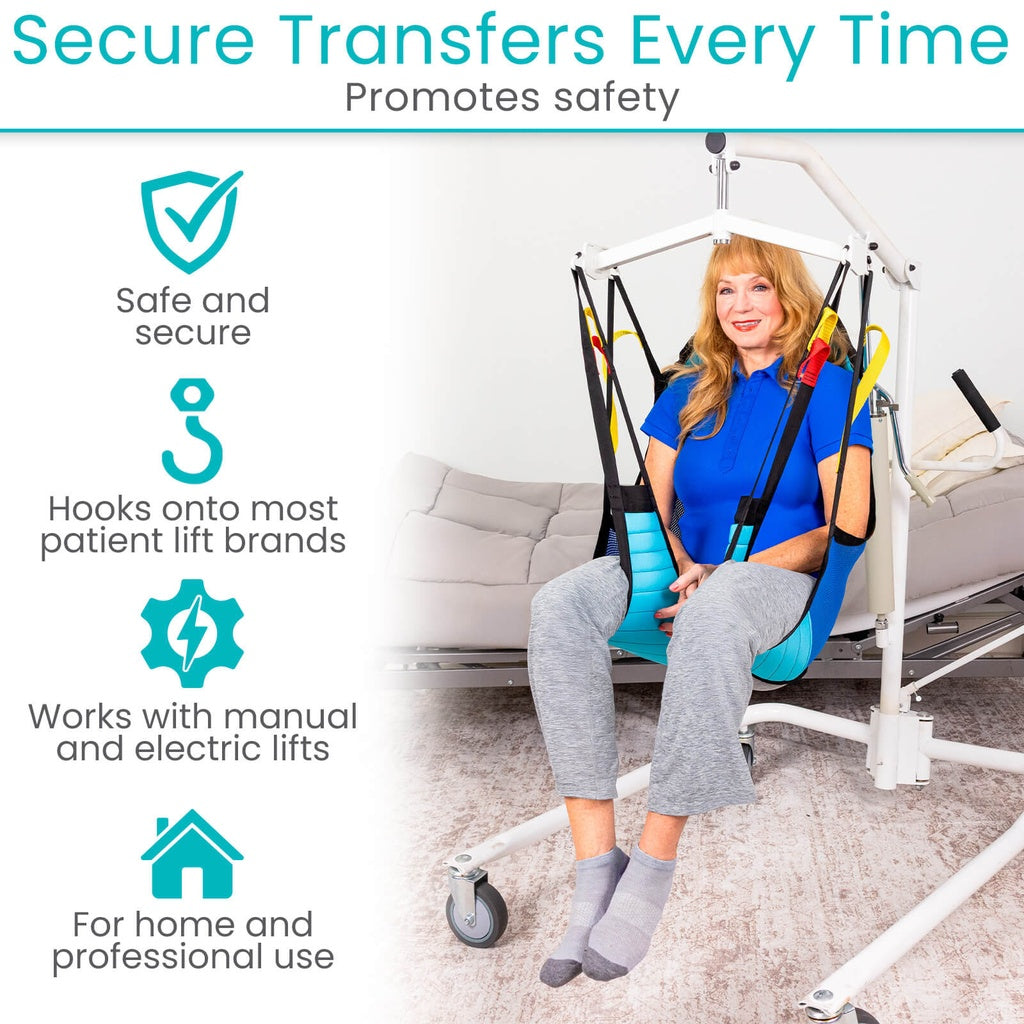 Vive - Patient Lift U-Sling - Small, Medium, Large, or X-Large - HCPCS: E0621
