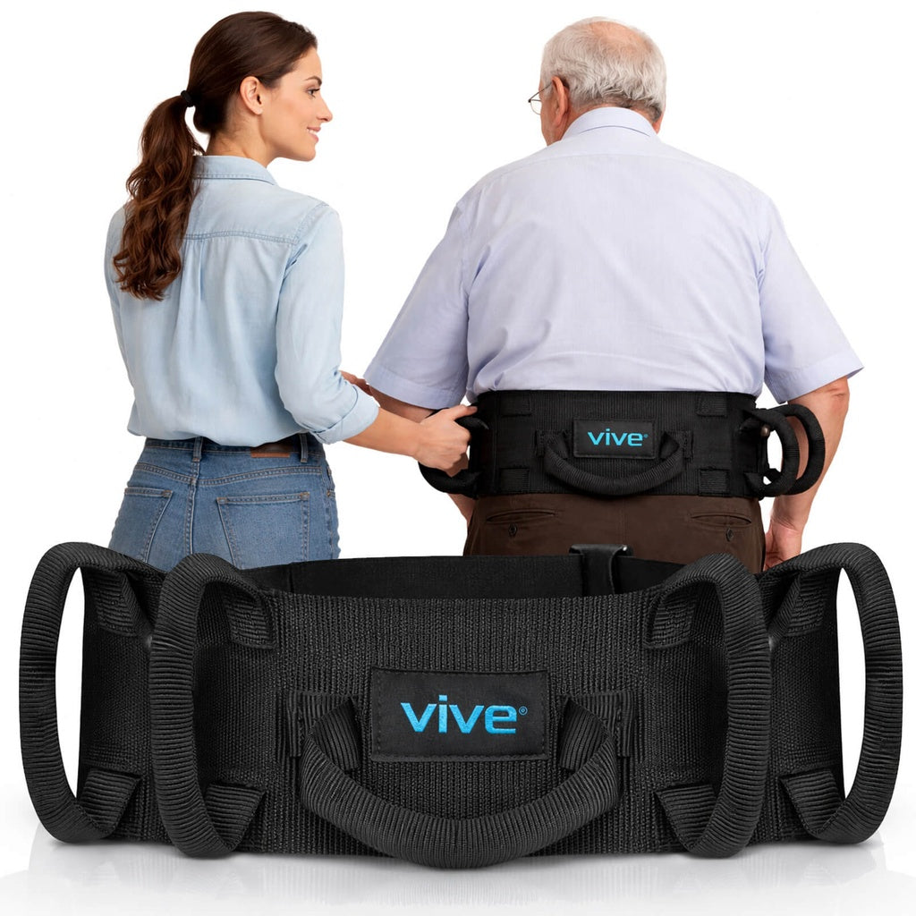 Vive - Walking Aid - Transfer Belt with Handles - Plastic Buckle - HCPCS: E0700
