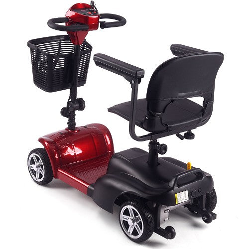 Red Back View MotoTec - Mobility Scooter 24v 250w