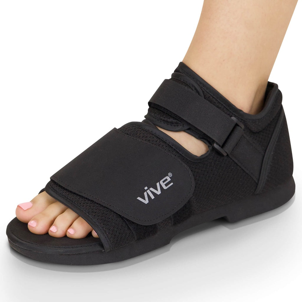 Vive - Brace - Post-Op Shoe Round-Toe - 2X-Small, X-Small, Small, Medium, Large, X-Large, or 2X-Large