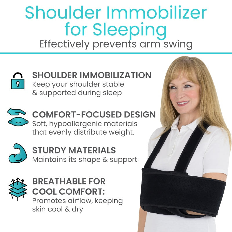 Vive - Compression Therapy - Shoulder Immobilizer - Universal or X-Large - HCPCS: L3670