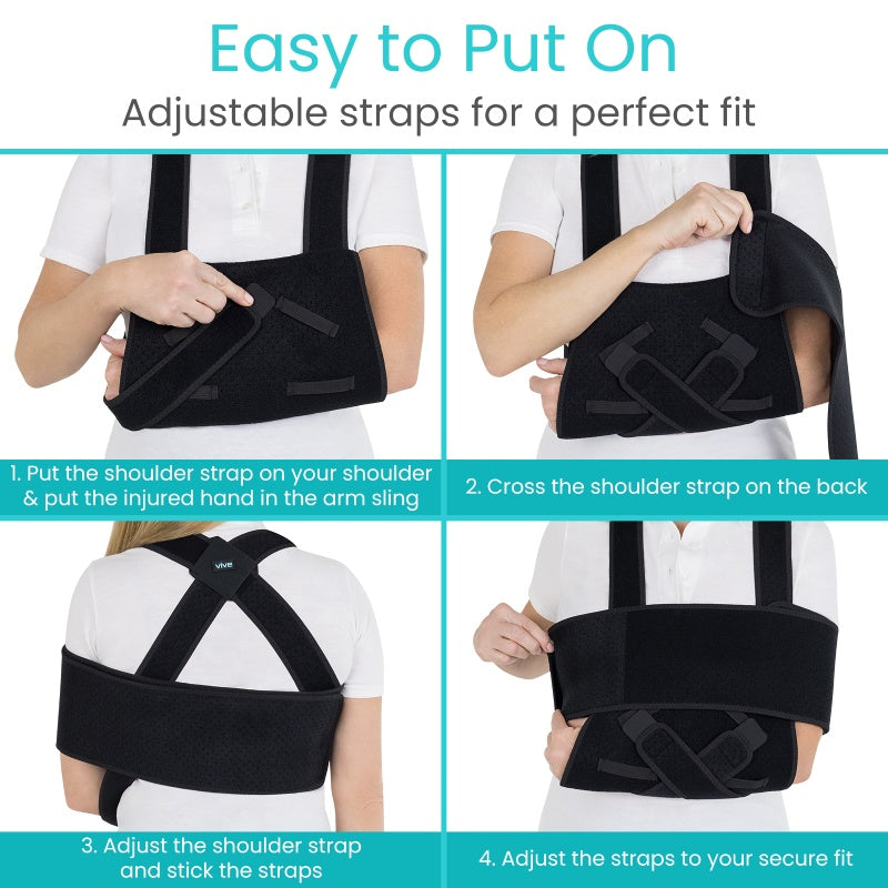 Vive - Compression Therapy - Shoulder Immobilizer - Universal or X-Large - HCPCS: L3670