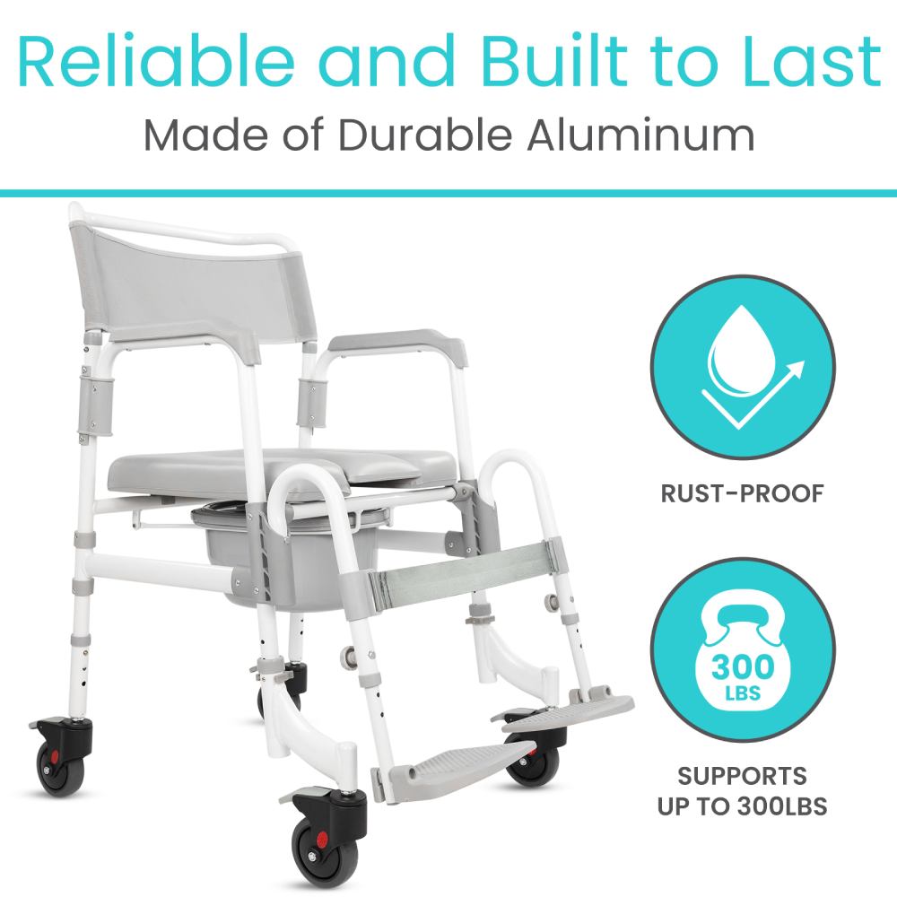 Vive - Shower Commode Transport Chair