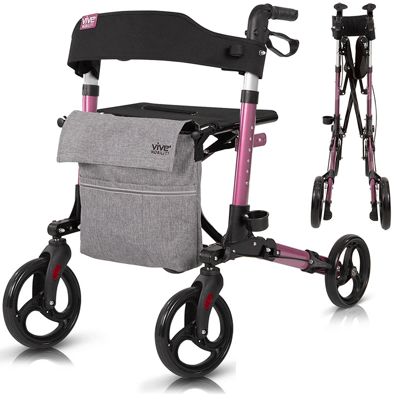 Vive SunStride Rollator Walker
