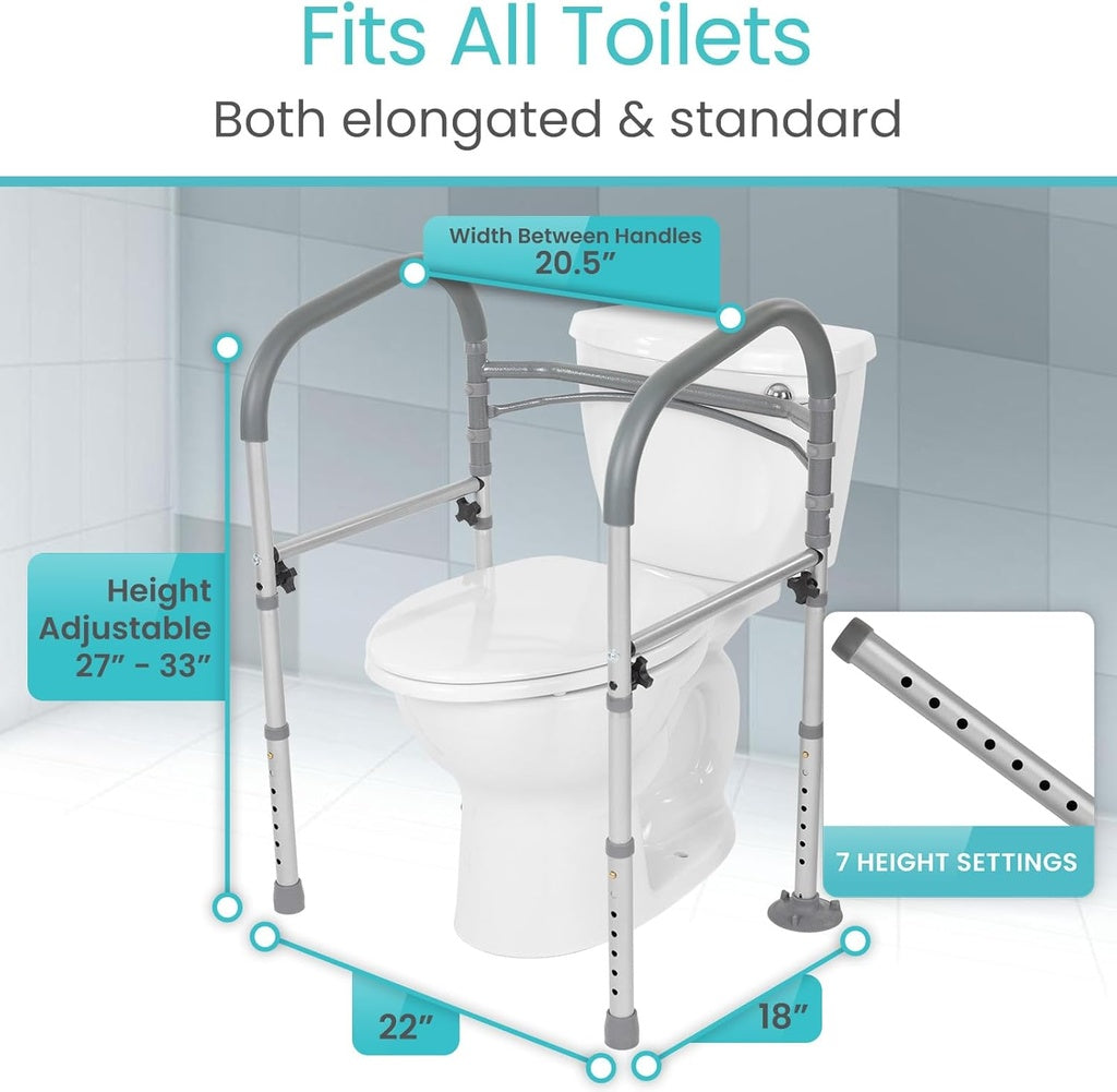 Toilet Safety Frame With Handles