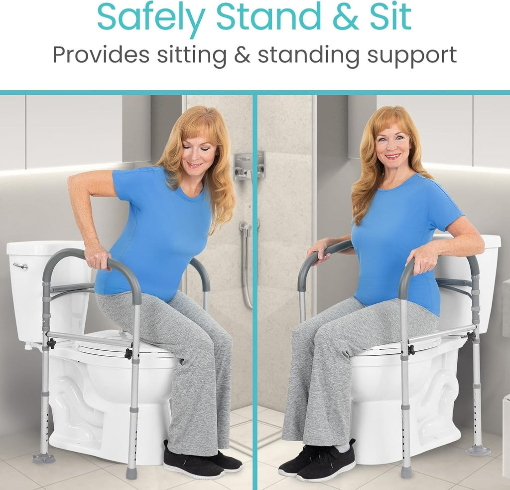Toilet Safety Frame With Handles