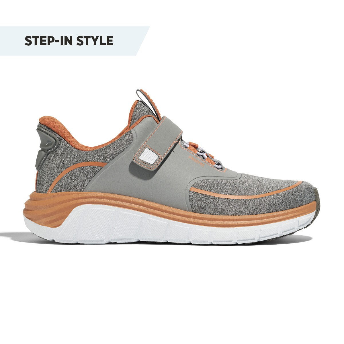 Anodyne - Diabetic Shoes - Hands Free No.45 Women's Sport Jogger w/ Heel Assist (Gen 2) - Black/Grey, Grey/Orange, or Purple/Pink