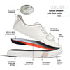 Anodyne - Diabetic Sneakers - Hands Free No.93 Women's Casual Sneakers -Black or White