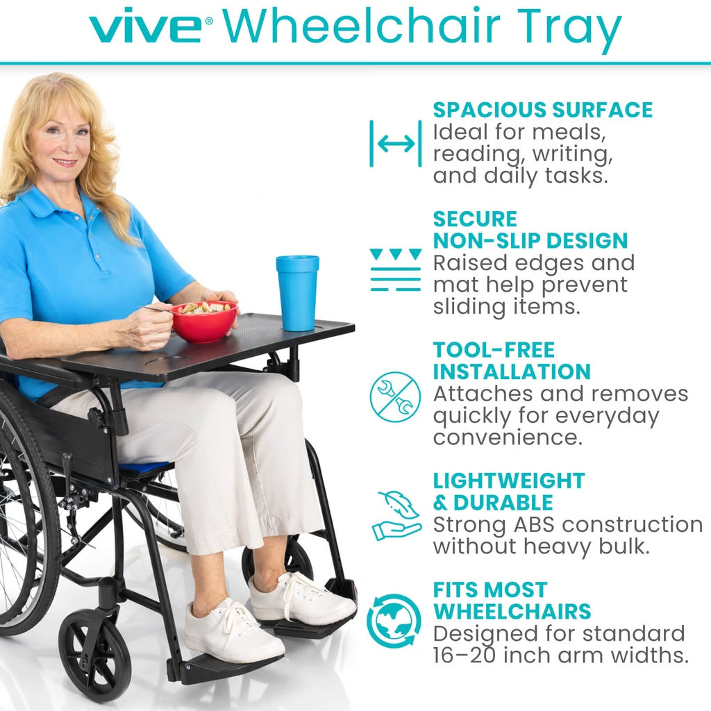 Vive - Wheelchair Accessory - Wheelchair Tray