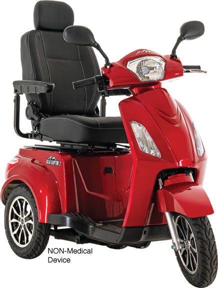 Pride- Baja Raptor 2 3 Wheel Scooter