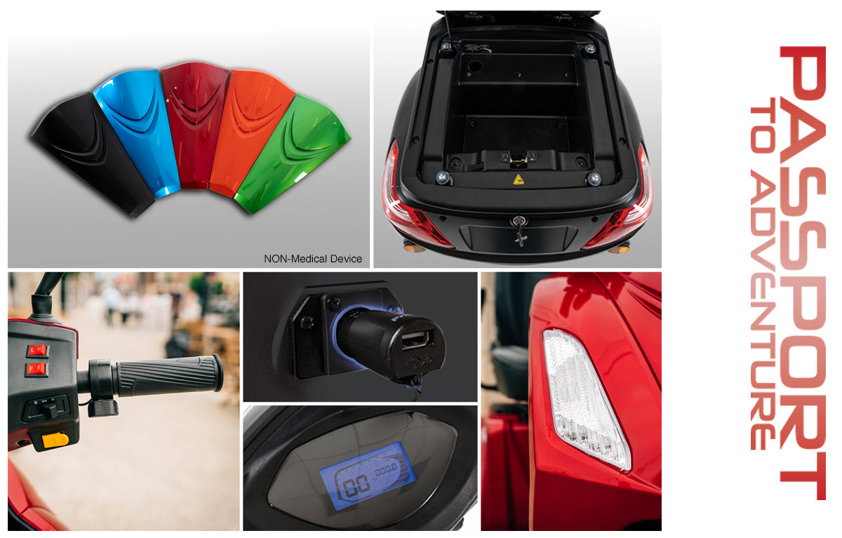 Pride- Baja Raptor 2 3 Wheel Scooter