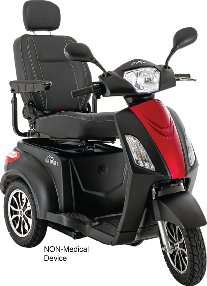 Pride- Baja Raptor 2 3 Wheel Scooter