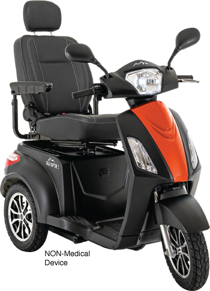 Pride- Baja Raptor 2 3 Wheel Scooter