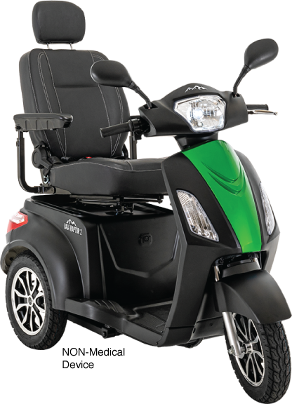 Pride- Baja Raptor 2 3 Wheel Scooter