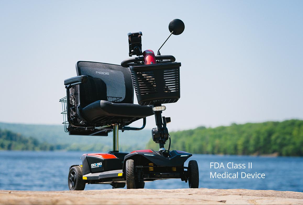 Pride - Go-Go Endurance AL+ 4 Wheel Mobility Scooter