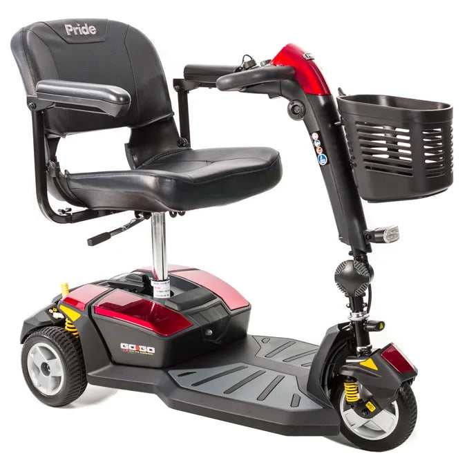 Pride - Go Go LX CTS Suspension 3-Wheel Mobility Scooter