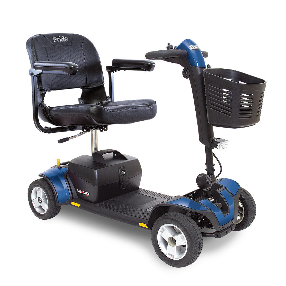 Pride - Go Go - Sport 4-wheel Travel Mobility Scooter - HCPCS Code: K0801