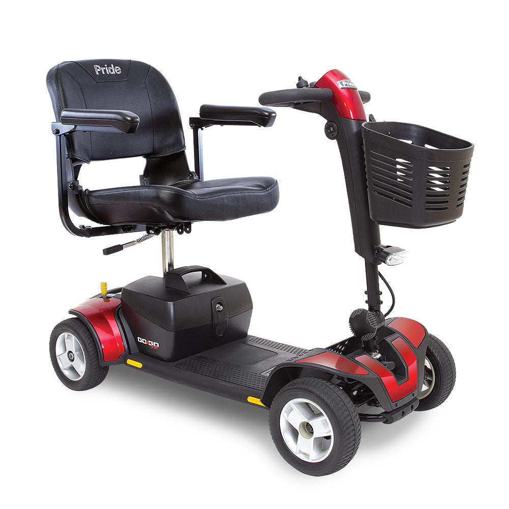 Pride - Go Go - Sport 4-wheel Travel Mobility Scooter - HCPCS Code: K0801