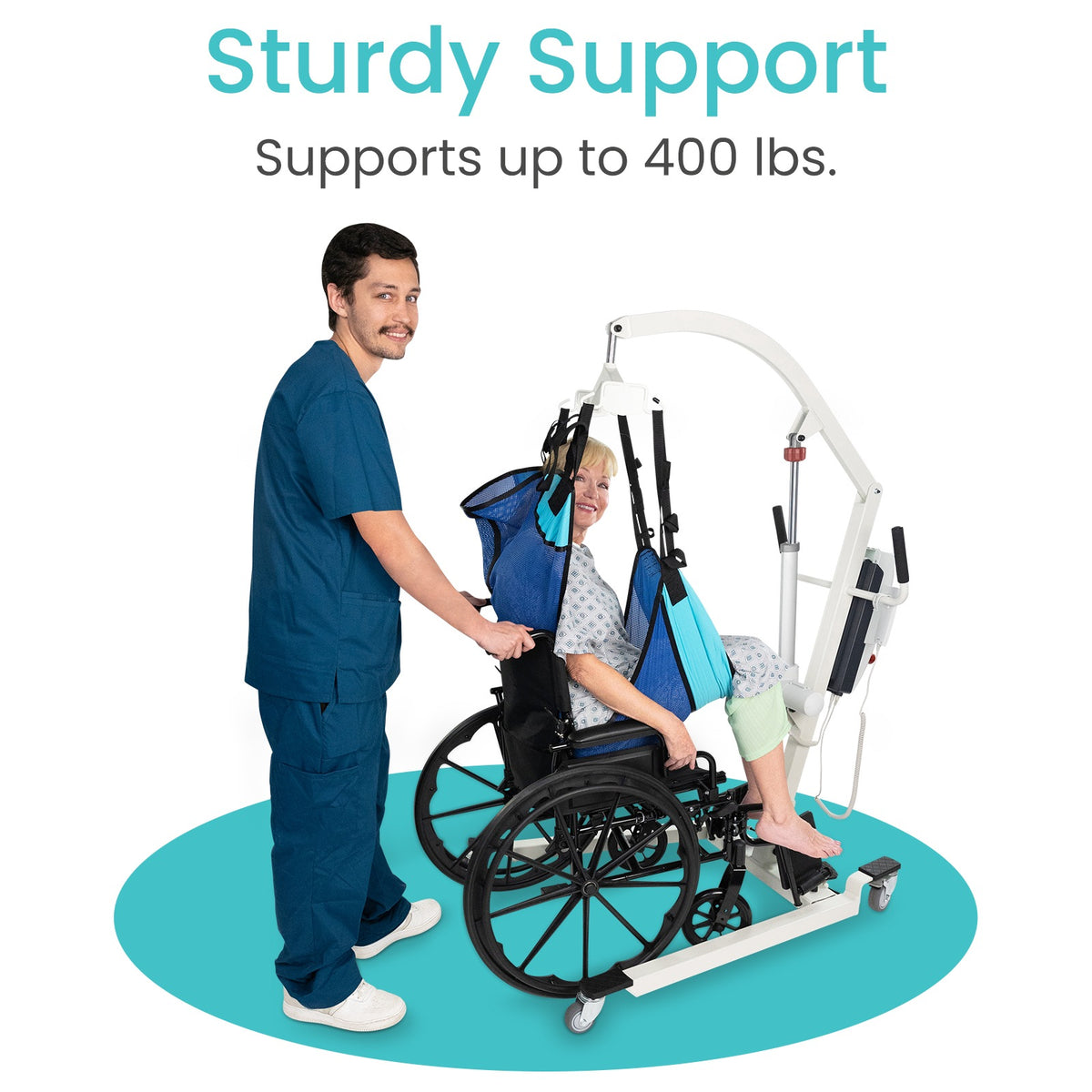 Vive Health Electric Patient Lift with Slilng