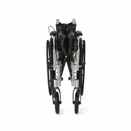 Medline - Excel Reclining Wheelchair - Removable Desk-Length Arms & Elevating Leg Rests, 350 lb - 22" - HCPCS: K0007 + E1226 + E2201 + E0971 + E0966 + K0195 OR E0990