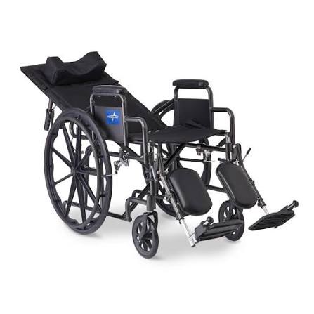 Medline - Guardian Extra-Wide Wheelchairs - 20"-24" Wide Seat - K0007 + E2201 + K0195