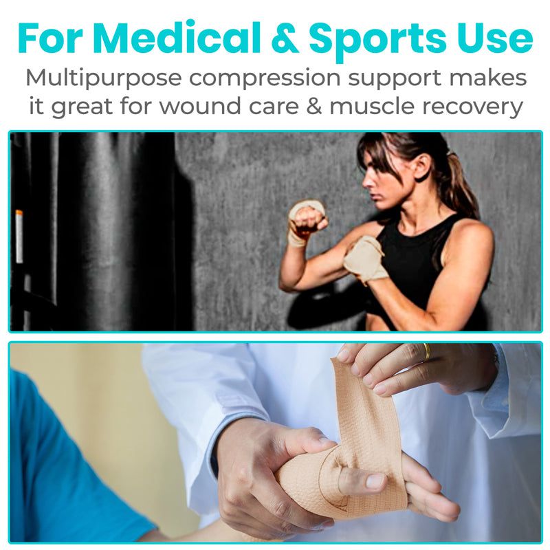 Vive - ViveCare - Bandages - Elastic Bandage Rolls - 2", 3", 4", or 6"